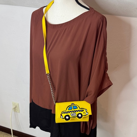 Marc Tetro Yellow Taxi Themed Kids Crossbody Bag MCB9344 - Picture 9 of 10